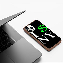 Чехол iPhone 11 Pro матовый I steal NY - Payday 3, цвет: 3D-коричневый — фото 2