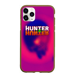 Чехол iPhone 11 Pro матовый Hunter х Hunter anime, цвет: 3D-коричневый