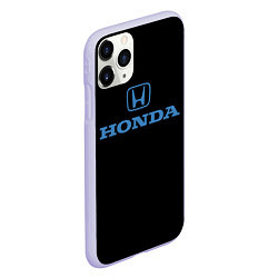 Чехол iPhone 11 Pro матовый Honda sport japan, цвет: 3D-светло-сиреневый — фото 2