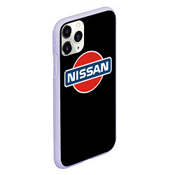 Чехол iPhone 11 Pro матовый Nissan auto, цвет: 3D-светло-сиреневый — фото 2