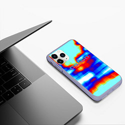 Чехол iPhone 11 Pro матовый Cs go gradient skin, цвет: 3D-светло-сиреневый — фото 2