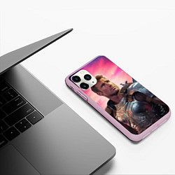 Чехол iPhone 11 Pro матовый William Glen Harold Herrington, цвет: 3D-розовый — фото 2