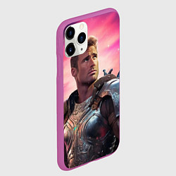 Чехол iPhone 11 Pro матовый William Glen Harold Herrington, цвет: 3D-фиолетовый — фото 2