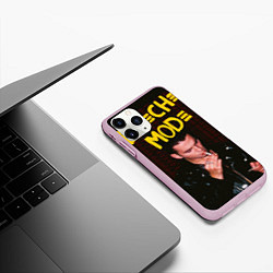 Чехол iPhone 11 Pro матовый Depeche Mode 1 Dave, цвет: 3D-розовый — фото 2