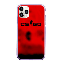 Чехол iPhone 11 Pro матовый Counter Strike online, цвет: 3D-светло-сиреневый