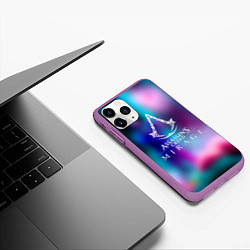 Чехол iPhone 11 Pro матовый Ассасин крид мираж, цвет: 3D-фиолетовый — фото 2