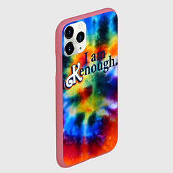 Чехол iPhone 11 Pro матовый Барби - i am kenough, цвет: 3D-малиновый — фото 2