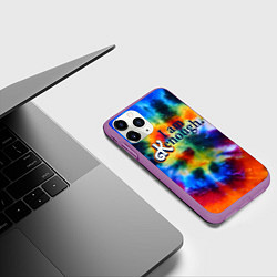 Чехол iPhone 11 Pro матовый Барби - i am kenough, цвет: 3D-фиолетовый — фото 2