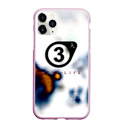 Чехол iPhone 11 Pro матовый Half life freeman, цвет: 3D-розовый