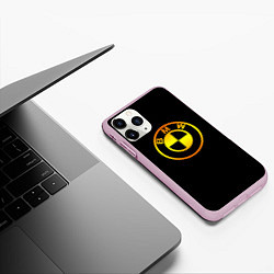 Чехол iPhone 11 Pro матовый Bmw sport gradient, цвет: 3D-розовый — фото 2