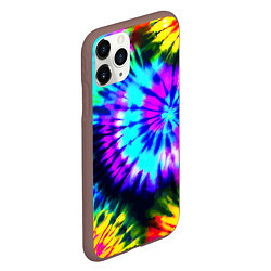 Чехол iPhone 11 Pro матовый Abstraction colorful composition, цвет: 3D-коричневый — фото 2