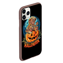 Чехол iPhone 11 Pro матовый Праздник мертвецов, цвет: 3D-коричневый — фото 2