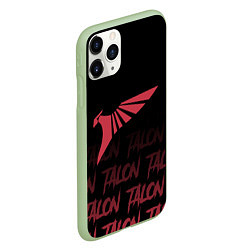 Чехол iPhone 11 Pro матовый Talon style, цвет: 3D-салатовый — фото 2