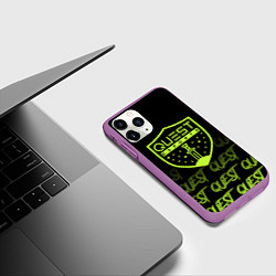 Чехол iPhone 11 Pro матовый Quest esports, цвет: 3D-фиолетовый — фото 2