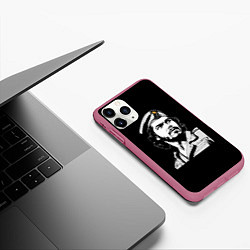 Чехол iPhone 11 Pro матовый Che Guevara - Hasta La Victoria, цвет: 3D-малиновый — фото 2