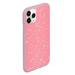 Чехол iPhone 11 Pro матовый Гламурный блеск, цвет: 3D-розовый — фото 2