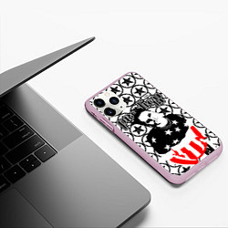 Чехол iPhone 11 Pro матовый The Prodigy Keith Flint firestarter, цвет: 3D-розовый — фото 2