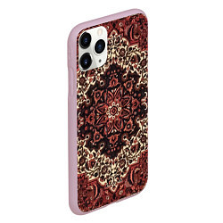Чехол iPhone 11 Pro матовый Ковролин, цвет: 3D-розовый — фото 2