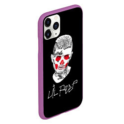 Чехол iPhone 11 Pro матовый Lil Peep idol 2023, цвет: 3D-фиолетовый — фото 2