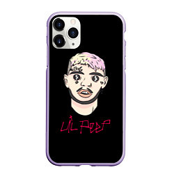 Чехол iPhone 11 Pro матовый Lil Peep rap music, цвет: 3D-светло-сиреневый