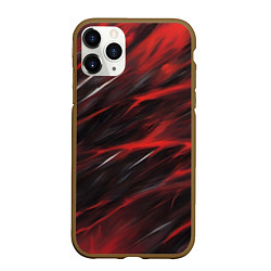 Чехол iPhone 11 Pro матовый Красный шторм, цвет: 3D-коричневый