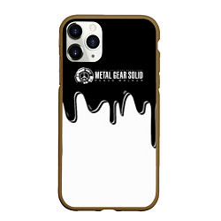 Чехол iPhone 11 Pro матовый Metal Gear kojima, цвет: 3D-коричневый