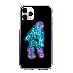 Чехол iPhone 11 Pro матовый Neon undead, цвет: 3D-светло-сиреневый