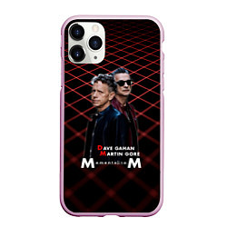 Чехол iPhone 11 Pro матовый Depeche Mode - Dave Martin memento mori tour, цвет: 3D-розовый