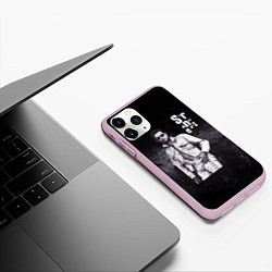 Чехол iPhone 11 Pro матовый Depeche Mode - Dave Gahan strangers pistol, цвет: 3D-розовый — фото 2