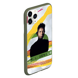 Чехол iPhone 11 Pro матовый Depeche Mode - Martin Gore VCMG, цвет: 3D-темно-зеленый — фото 2