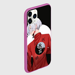 Чехол iPhone 11 Pro матовый Изана Курокава - токийские мстители, цвет: 3D-фиолетовый — фото 2