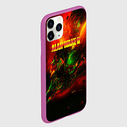 Чехол iPhone 11 Pro матовый Alan Wake 2 remedy game, цвет: 3D-фиолетовый — фото 2