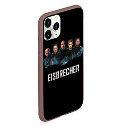 Чехол iPhone 11 Pro матовый Eisbrecher art, цвет: 3D-коричневый — фото 2