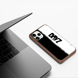 Чехол iPhone 11 Pro матовый Dayz черно белый ужас, цвет: 3D-коричневый — фото 2