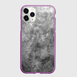 Чехол iPhone 11 Pro матовый Абстракция - grey sky, цвет: 3D-фиолетовый