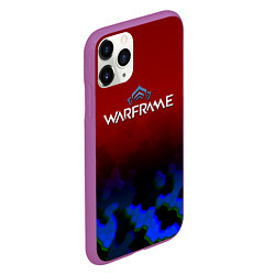 Чехол iPhone 11 Pro матовый Warframe броня солдата, цвет: 3D-фиолетовый — фото 2