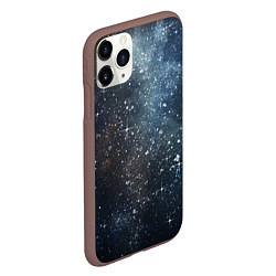 Чехол iPhone 11 Pro матовый Темное космическое звездное небо, цвет: 3D-коричневый — фото 2