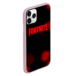 Чехол iPhone 11 Pro матовый Fortnite the games, цвет: 3D-розовый — фото 2