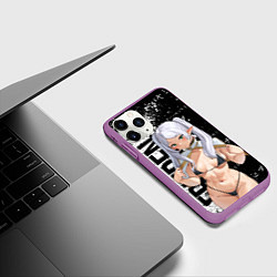 Чехол iPhone 11 Pro матовый Фрирен в купальнике, цвет: 3D-фиолетовый — фото 2