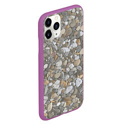 Чехол iPhone 11 Pro матовый Путь по гравию, цвет: 3D-фиолетовый — фото 2