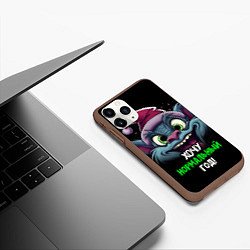 Чехол iPhone 11 Pro матовый Хочу нормальный год 2024, цвет: 3D-коричневый — фото 2