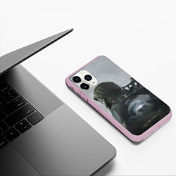 Чехол iPhone 11 Pro матовый STALKER 2 одиночка постер, цвет: 3D-розовый — фото 2