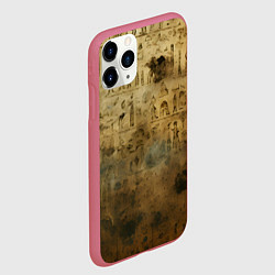 Чехол iPhone 11 Pro матовый Древний папирус, цвет: 3D-малиновый — фото 2