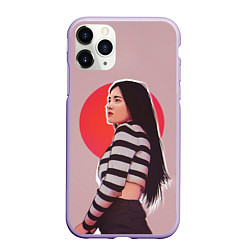 Чехол iPhone 11 Pro матовый Nancy Momaland, цвет: 3D-светло-сиреневый
