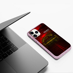 Чехол iPhone 11 Pro матовый STALKER 2 подземная лаборатория, цвет: 3D-розовый — фото 2