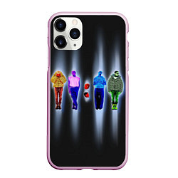 Чехол iPhone 11 Pro матовый Крис Браун 11:11, цвет: 3D-розовый