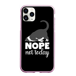 Чехол iPhone 11 Pro матовый Nope not today, цвет: 3D-розовый