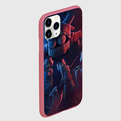 Чехол iPhone 11 Pro матовый Удивительный цифровой цирк, цвет: 3D-малиновый — фото 2