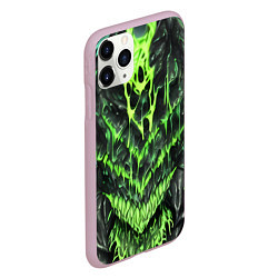 Чехол iPhone 11 Pro матовый Green slime, цвет: 3D-розовый — фото 2