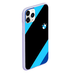 Чехол iPhone 11 Pro матовый BMW line, цвет: 3D-светло-сиреневый — фото 2